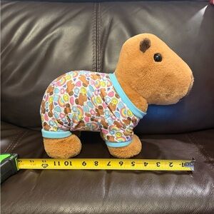 Build A Bear Workshop Capybara Plush Wearing Matching Capybara Sleeper